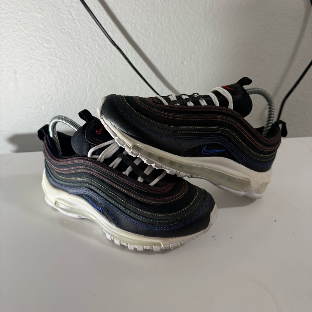 Nike Air Max 97 size 6.5 women’s Black with Multi-Color Accents